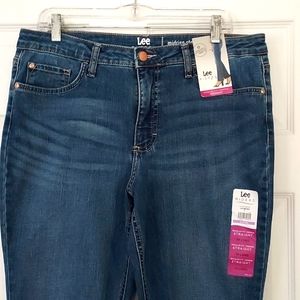 NWT LEE Riders Regular Fit Midrise Straight Jeans Size 14L